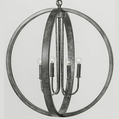 Abel Silver Metal Pendant - LOOMLAN - Noir - Pendants