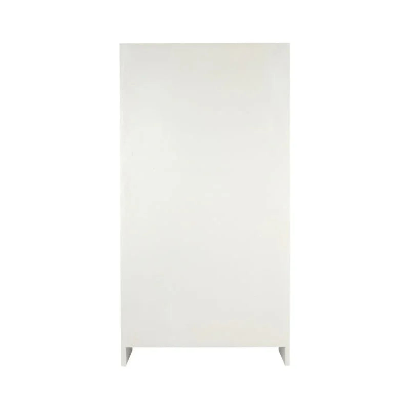 Abel Wood Framed White Cabinet - LOOMLAN - Chelsea House - Accent Cabinets