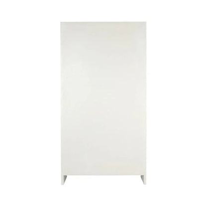 Abel Wood Framed White Cabinet - LOOMLAN - Chelsea House - Accent Cabinets