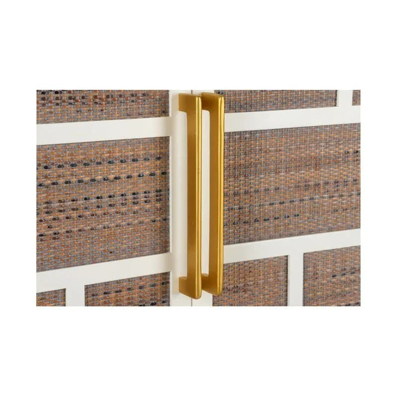 Abel Wood Framed White Cabinet - LOOMLAN - Chelsea House - Accent Cabinets