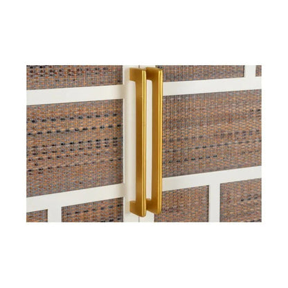 Abel Wood Framed White Cabinet - LOOMLAN - Chelsea House - Accent Cabinets