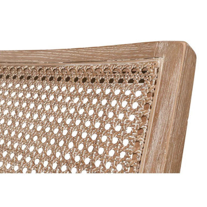 Abella Chair Whitewash Wood Cotton - LOOMLAN - Sarreid - Accent Chairs