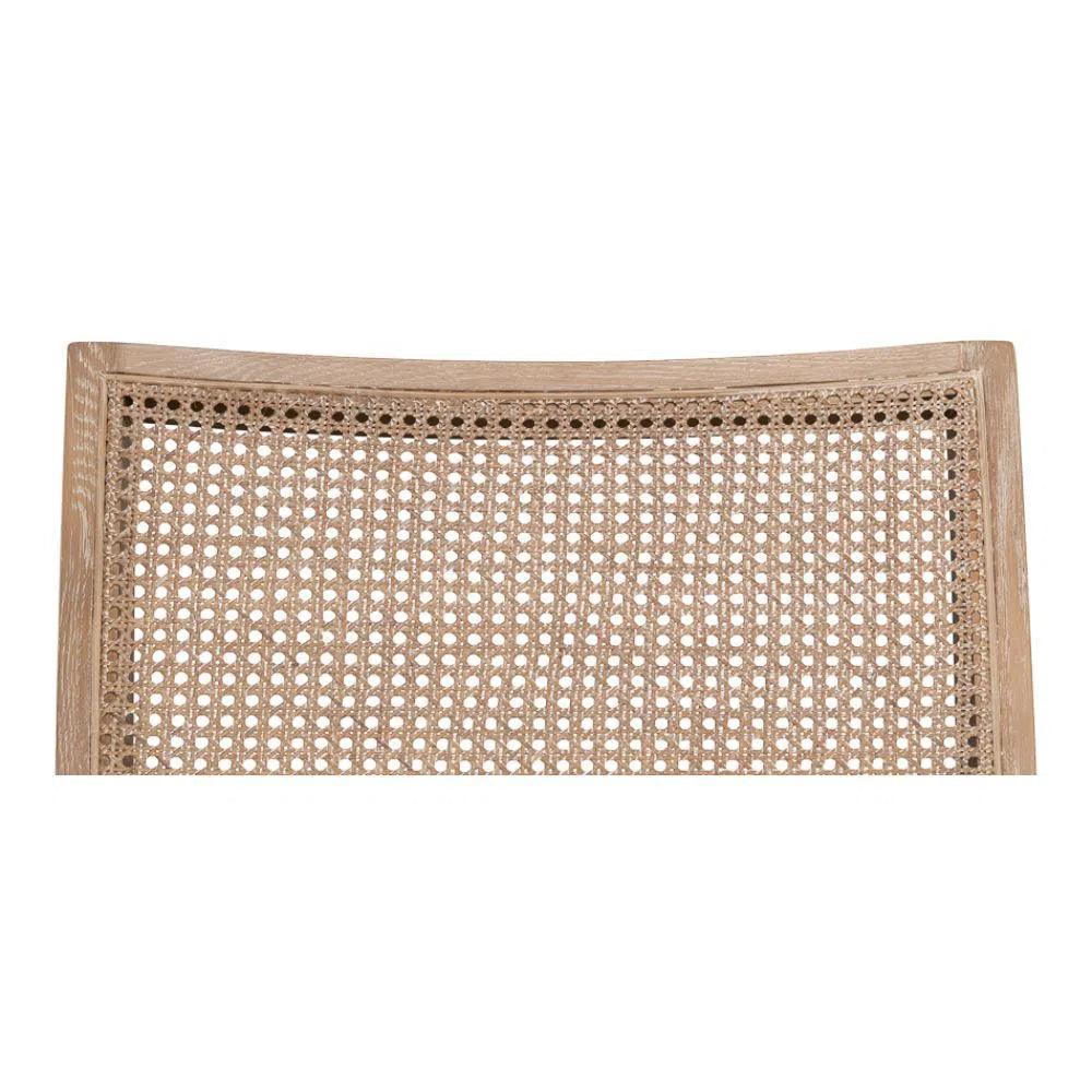 Abella Chair Whitewash Wood Cotton - LOOMLAN - Sarreid - Accent Chairs