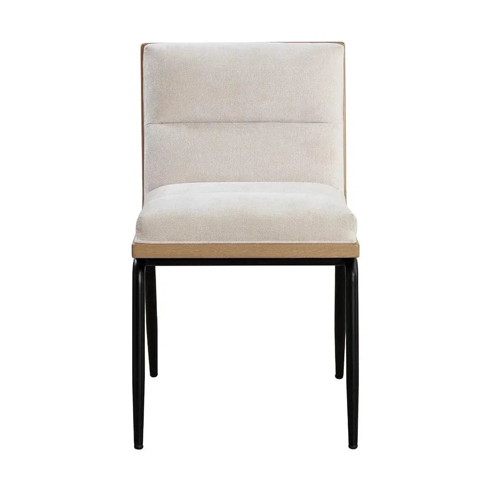 Abilene Fabric Armless Dining Chair 2PC - LOOMLAN - SUNPAN - Dining Chairs