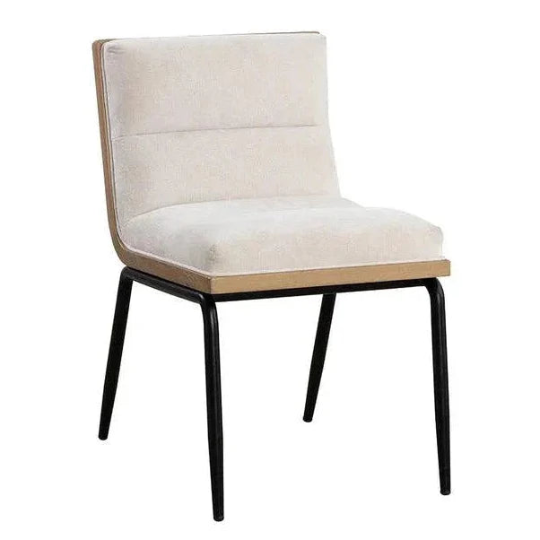 Abilene Fabric Armless Dining Chair 2PC - LOOMLAN - SUNPAN - Dining Chairs