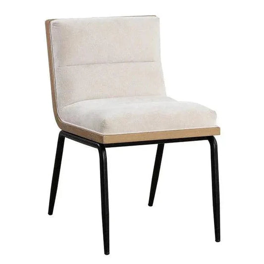 Abilene Fabric Armless Dining Chair 2PC - LOOMLAN - SUNPAN - Dining Chairs