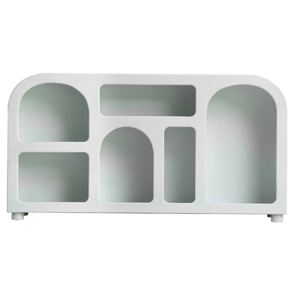 Abode Wooden White Console Table - LOOMLAN - Artesia - Console Tables