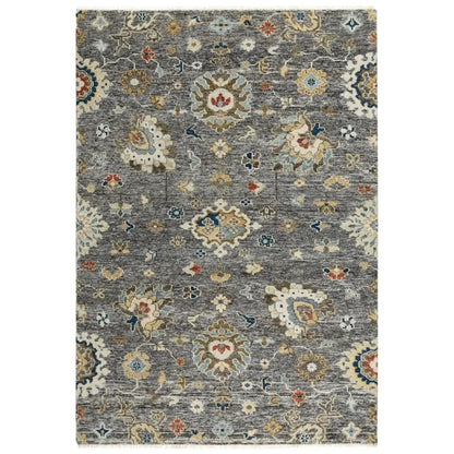 Abra Floral Gray Large Area Rugs For Living Room - LOOMLAN - LOOMLAN - Area Rugs