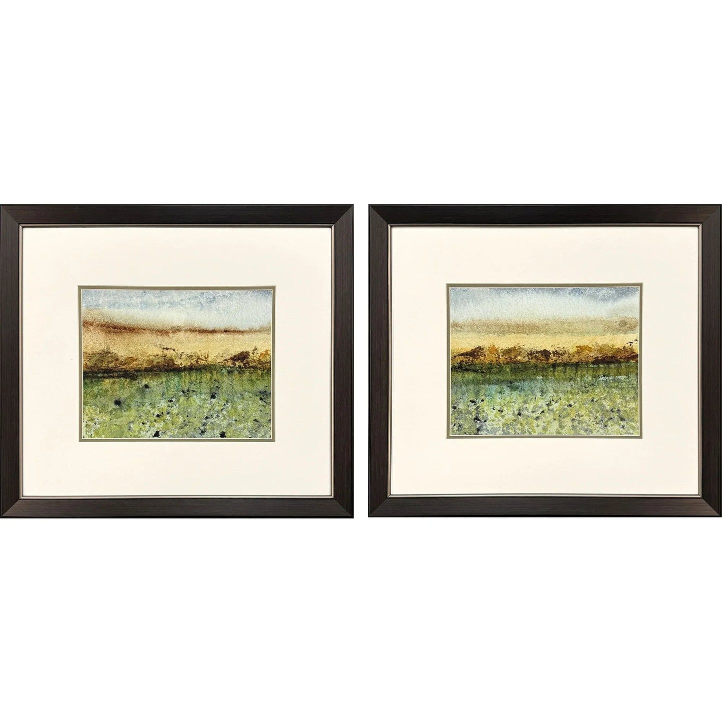Abstract Vast Field Framed Wall Art 2PC