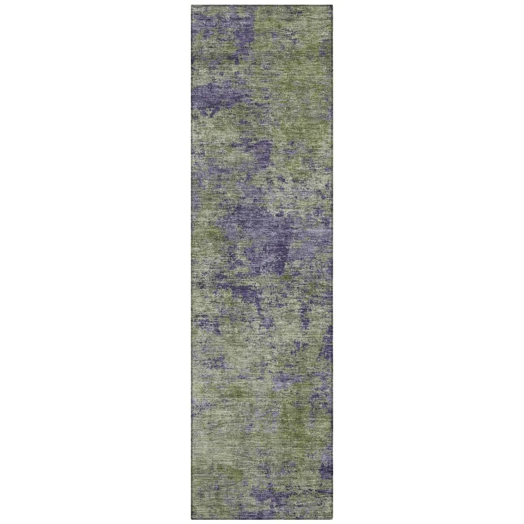 Acacina Green Washable Indoor - Outdoor Rug - LOOMLAN - LOOMLAN Rugs - Outdoor Rugs