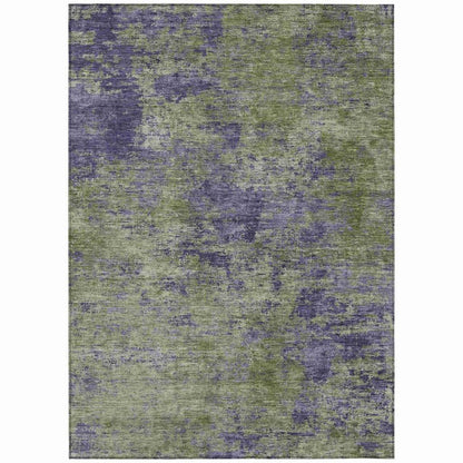 Acacina Green Washable Indoor - Outdoor Rug - LOOMLAN - LOOMLAN Rugs - Outdoor Rugs