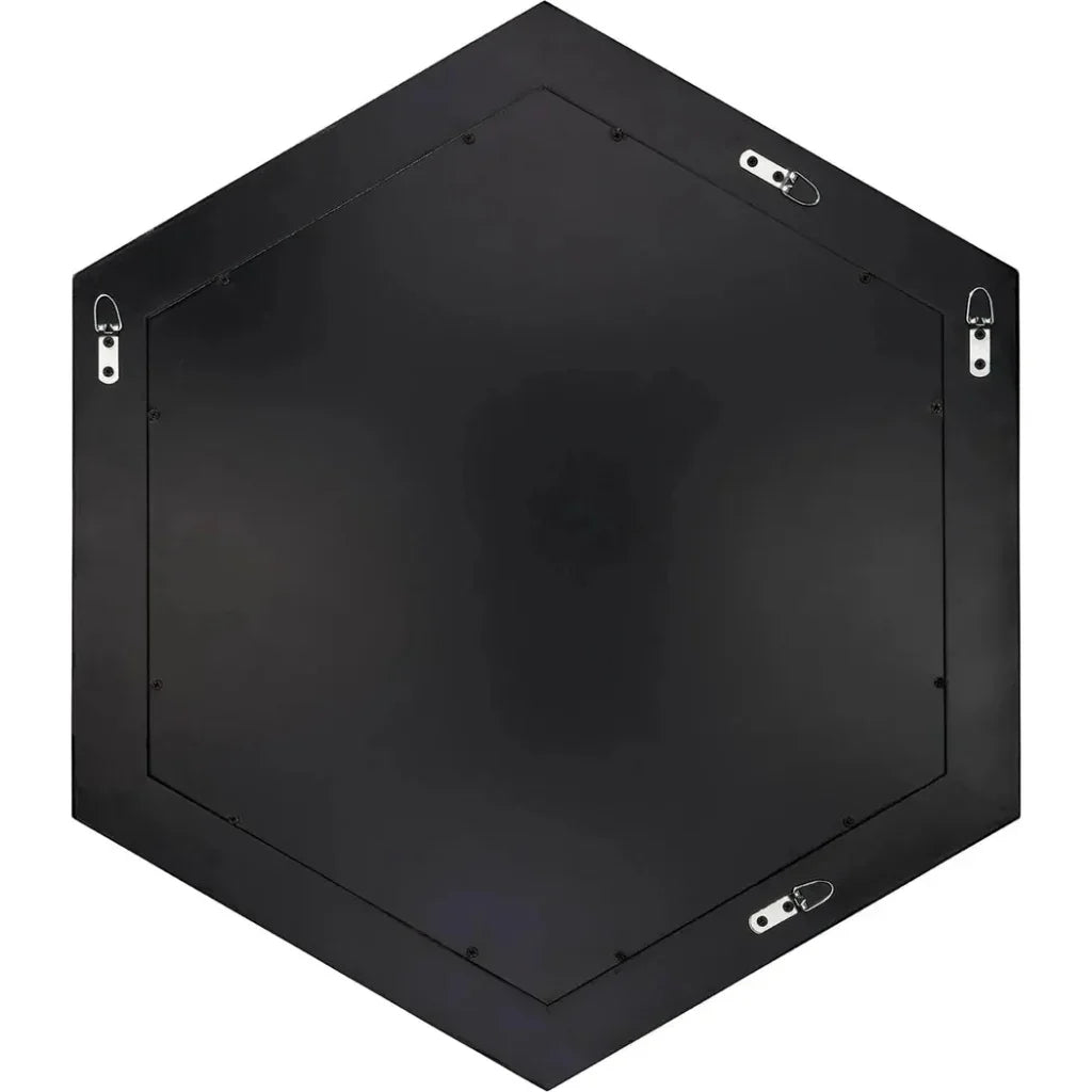 Academy Mother Of Pearl Hexagon Wall Mirror - LOOMLAN - Jamie Young - Wall Mirrors