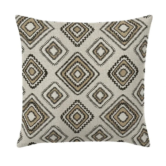 Accara Jute Handmade Outdoor Pillow-Outdoor Pillows-Earnest Collection-20" Square-LOOMLAN