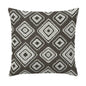 Accara Onyx Handmade Outdoor Pillow-Outdoor Pillows-Earnest Collection-20" Square-LOOMLAN