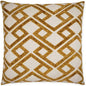 Accolade Amber Geometric Gold Large Throw Pillow Insert - LOOMLAN - D.V. Kap - Throw Pillows