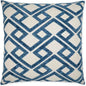 Accolade Blue Geometric Blue Large Throw Pillow Insert - LOOMLAN - D.V. Kap - Throw Pillows