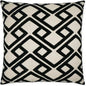 Accolade Onyx Geometric Black Large Throw Pillow Insert - LOOMLAN - D.V. Kap - Throw Pillows