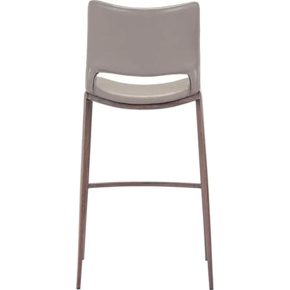 Ace Walnut Bar Chair (Set of 2) - LOOMLAN - Zuo Modern - Bar Stools