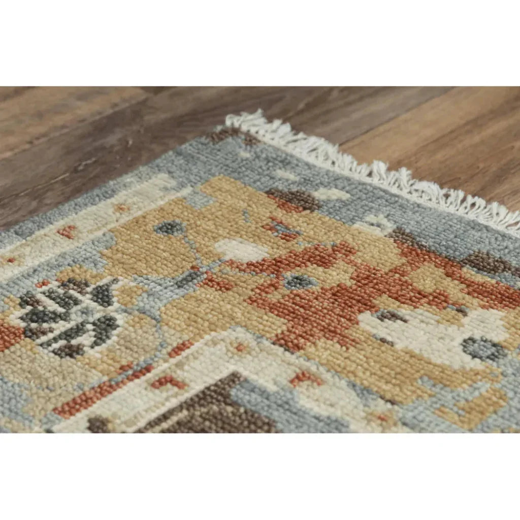 Acra Border Dark Gray Large Area Rugs For Living Room - LOOMLAN - LOOMLAN - Area Rugs