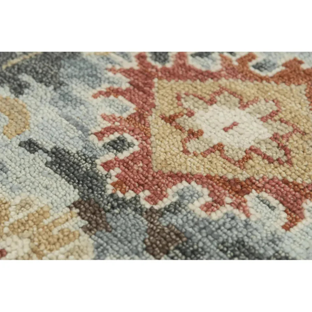 Acra Border Dark Gray Large Area Rugs For Living Room - LOOMLAN - LOOMLAN - Area Rugs