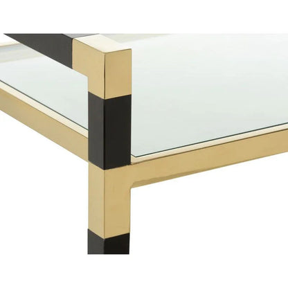 Acrylic Double Glass Top Bar Cart-Home Bar Carts-Chelsea House-LOOMLAN