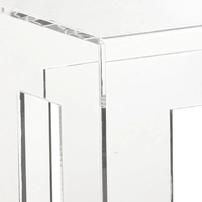 Acrylic Made Clear End Table - LOOMLAN - Chelsea House - Side Tables