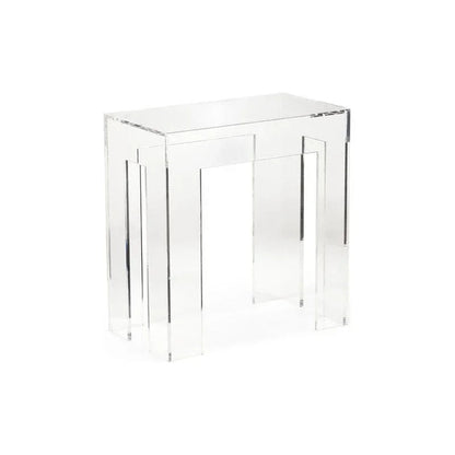 Acrylic Made Clear End Table - LOOMLAN - Chelsea House - Side Tables