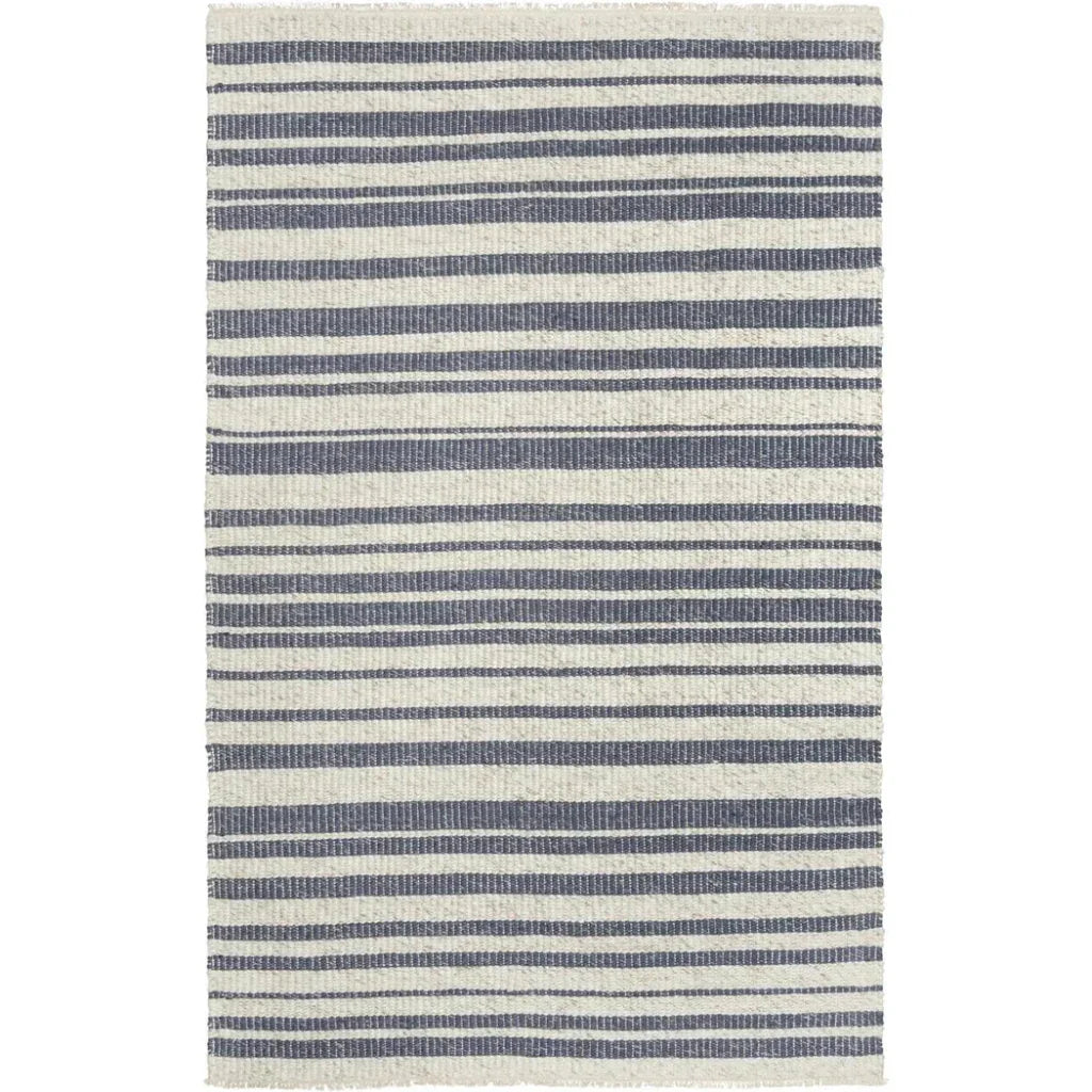 Acum Stripe Blue Area Rugs For Living Room - LOOMLAN - LOOMLAN - Area Rugs