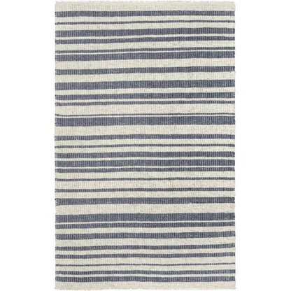 Acum Stripe Blue Area Rugs For Living Room - LOOMLAN - LOOMLAN - Area Rugs
