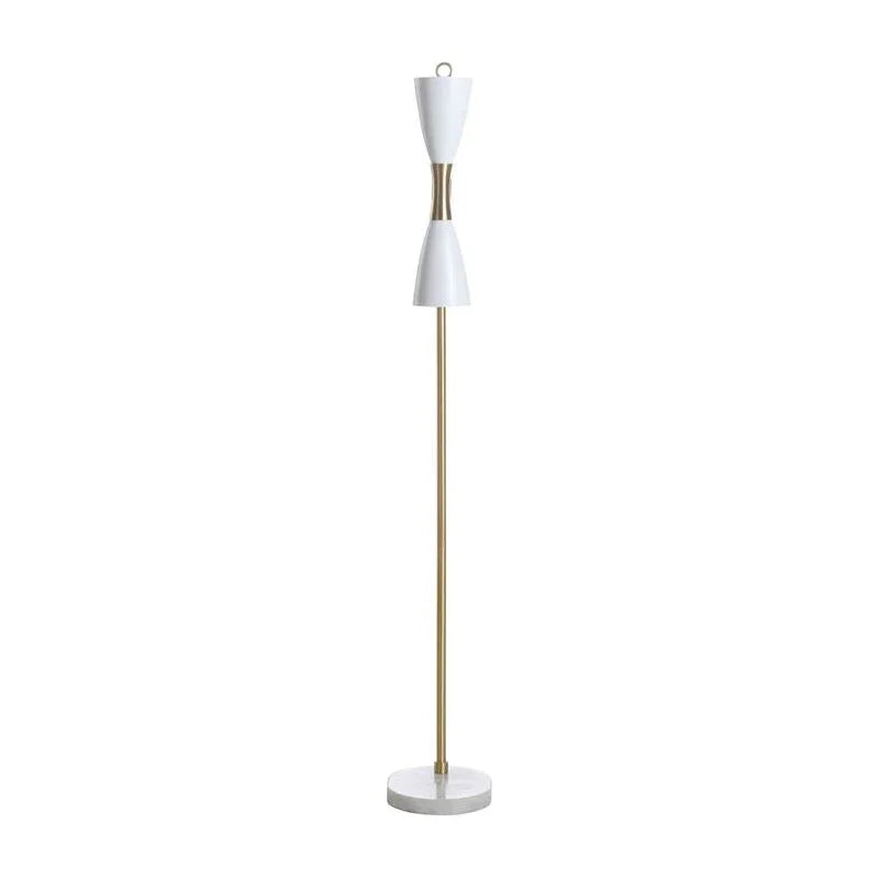 Ada Mid-Century Styled Gold Floor Lamp-Floor Lamps-Wildwood-LOOMLAN