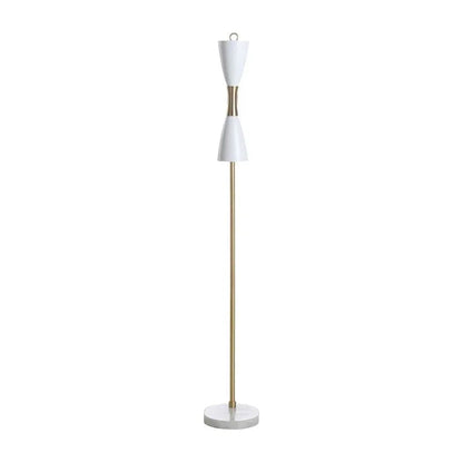 Ada Mid-Century Styled Gold Floor Lamp-Floor Lamps-Wildwood-LOOMLAN