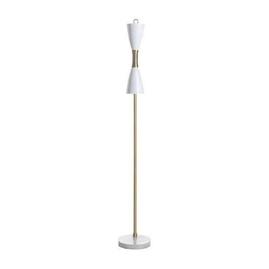 Ada Mid-Century Styled Gold Floor Lamp-Floor Lamps-Wildwood-LOOMLAN