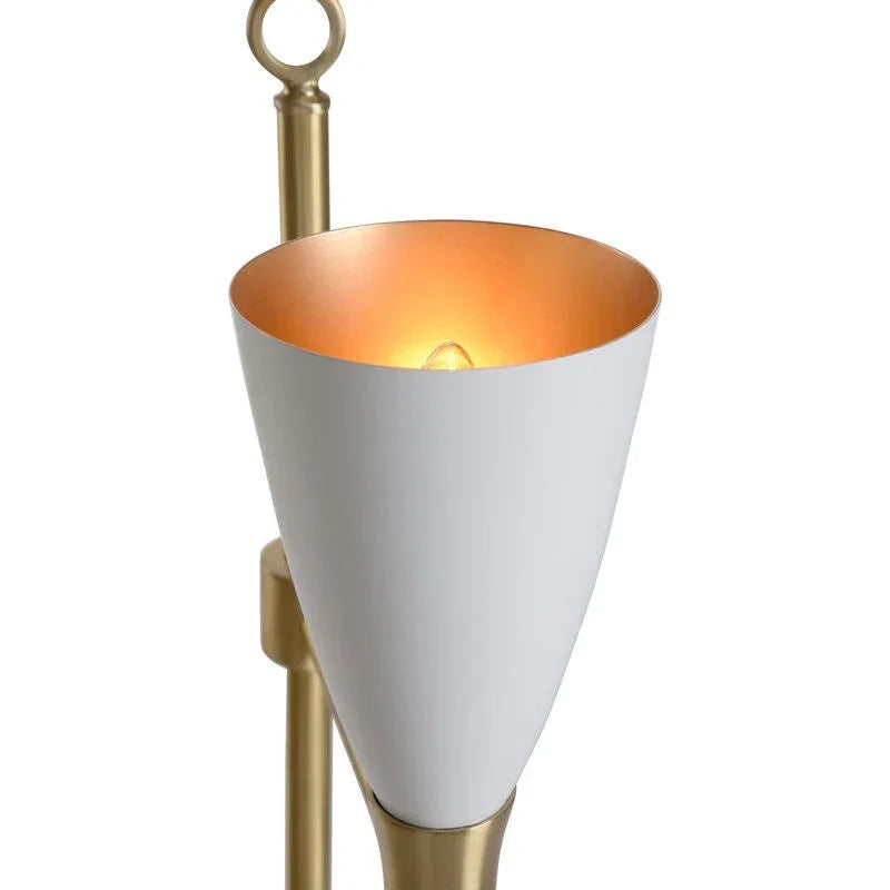 Ada Mid-Century Styled Gold Floor Lamp-Floor Lamps-Wildwood-LOOMLAN