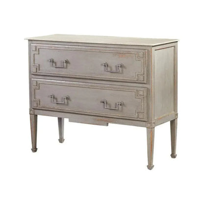 Adalaya Grey Wood Chest - LOOMLAN - Furniture Classics - Chests