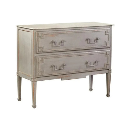 Adalaya Grey Wood Chest - LOOMLAN - Furniture Classics - Chests