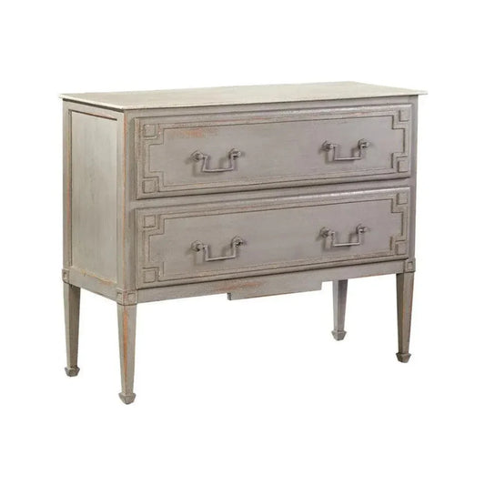 Adalaya Grey Wood Chest - LOOMLAN - Furniture Classics - Chests