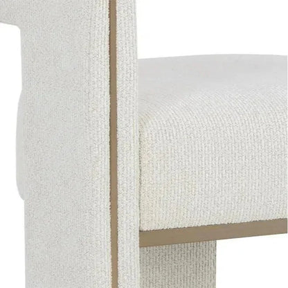 Adamina Dining Armchair Stylish Gold Legs - LOOMLAN - SUNPAN - Dining Chairs