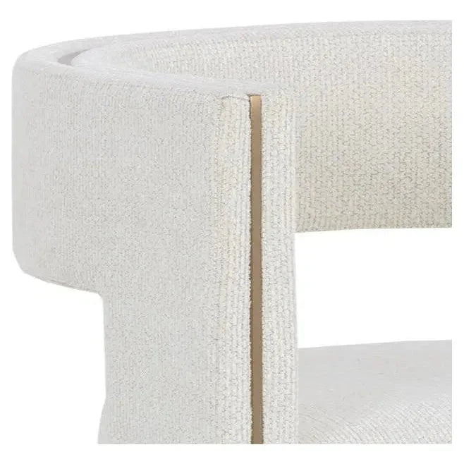 Adamina Dining Armchair Stylish Gold Legs - LOOMLAN - SUNPAN - Dining Chairs