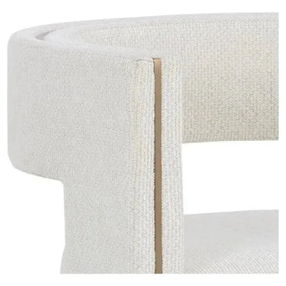 Adamina Dining Armchair Stylish Gold Legs - LOOMLAN - SUNPAN - Dining Chairs