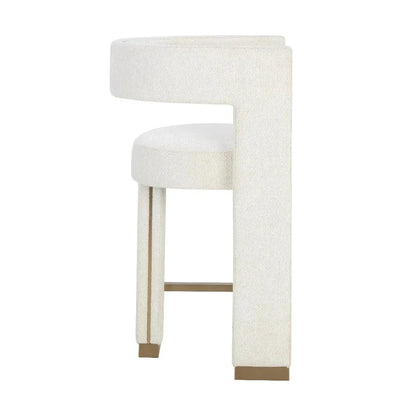 Adamina Performance Fabric Counter Stool - LOOMLAN - SUNPAN - Counter Stools