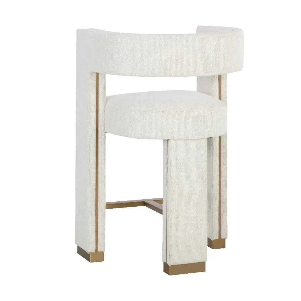 Adamina Performance Fabric Counter Stool - LOOMLAN - SUNPAN - Counter Stools