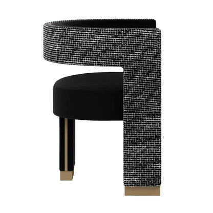 Adamina Performance Fabric Dining Armchair - LOOMLAN - SUNPAN - Dining Chairs