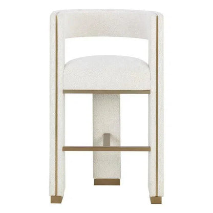 Adamina Barstool Rhea Light Barley Gold Durable - LOOMLAN - SUNPAN - Bar Stools