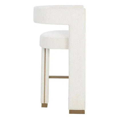 Adamina Barstool Rhea Light Barley Gold Durable - LOOMLAN - SUNPAN - Bar Stools