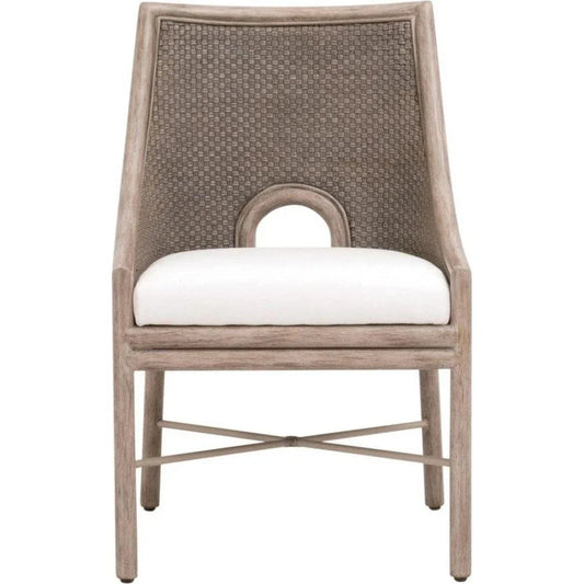 Adamo Performance Fabric Armless Dining Chair 2PC - LOOMLAN - Essentials For Living - Dining Chairs