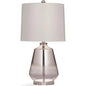 Adara Glass Silver Table Lamp - LOOMLAN - Bassett Mirror - Table Lamps