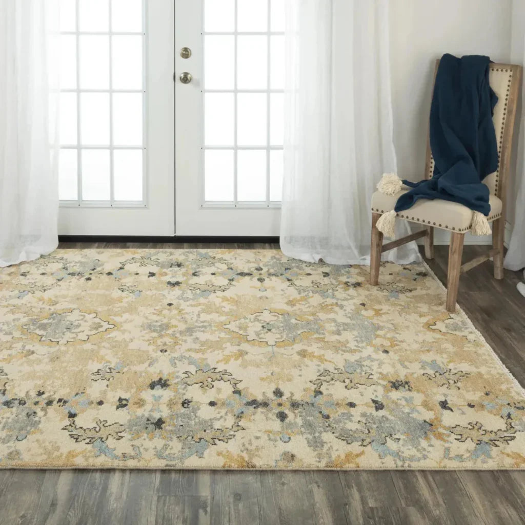 Adda Beige Large Area Rugs For Living Room - LOOMLAN - LOOMLAN - Area Rugs