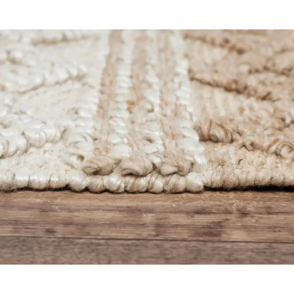 Addy Stripe Tan Area Rugs For Living Room - LOOMLAN - LOOMLAN - Area Rugs