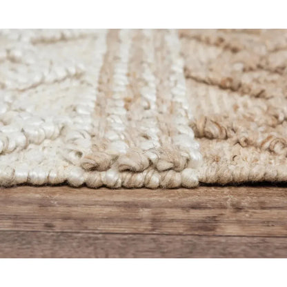 Addy Stripe Tan Area Rugs For Living Room - LOOMLAN - LOOMLAN - Area Rugs