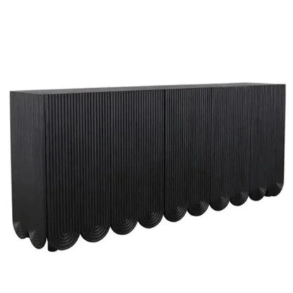 Adelia Black Sideboard Solid Wood - LOOMLAN - Artesia - Sideboards